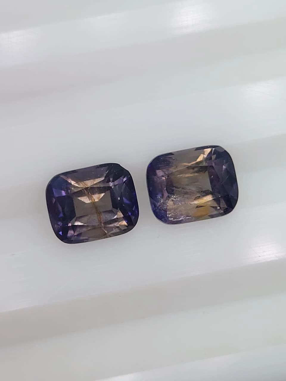2.5ct Cushion Faceted Natural Iolites from Madagascar — view 5